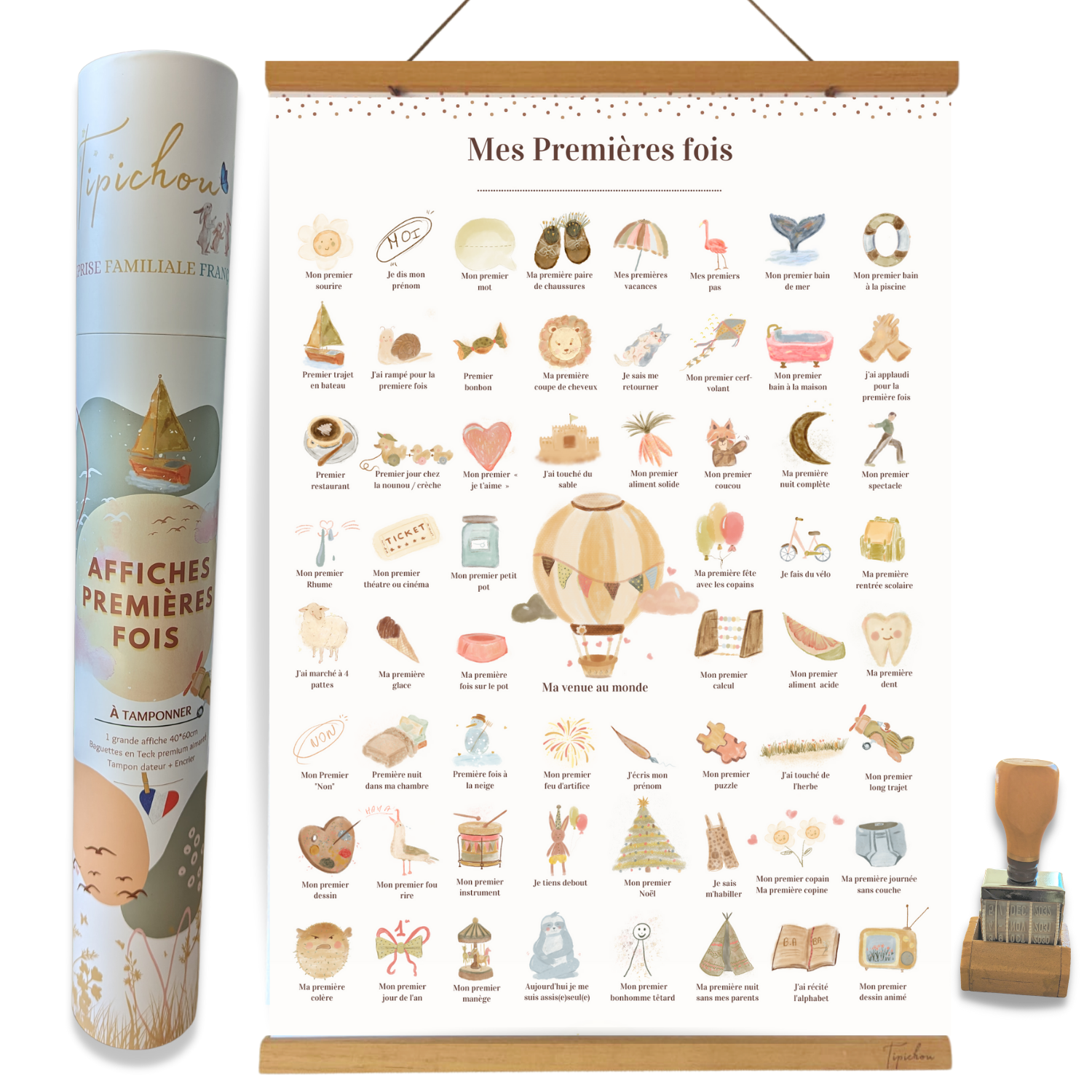 Affiche mes premières fois à tamponner