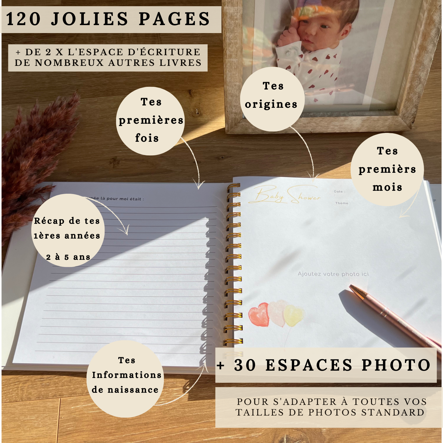 Livre de naissance bébé