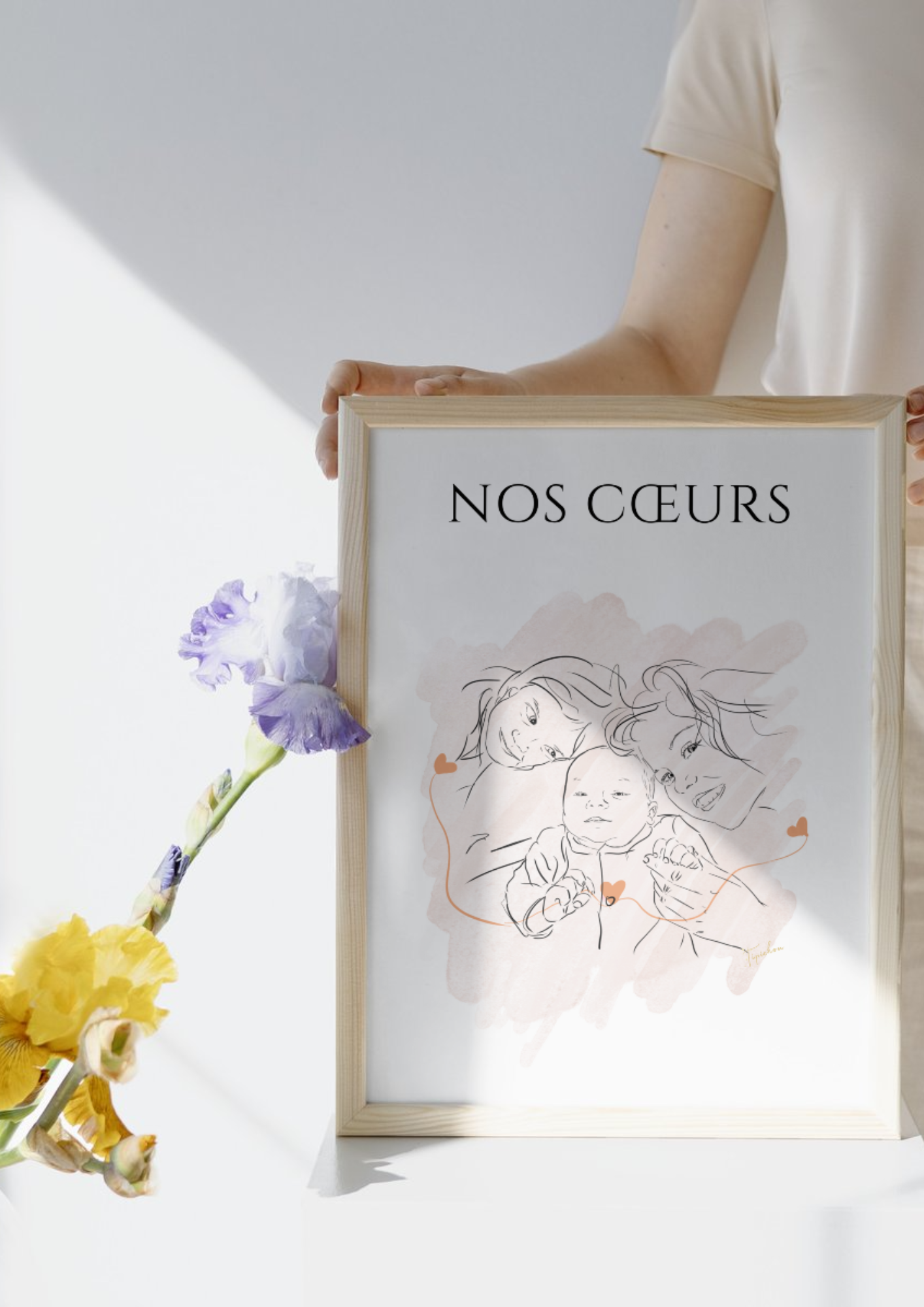 Affiche de famille personnalisée (Digitale)