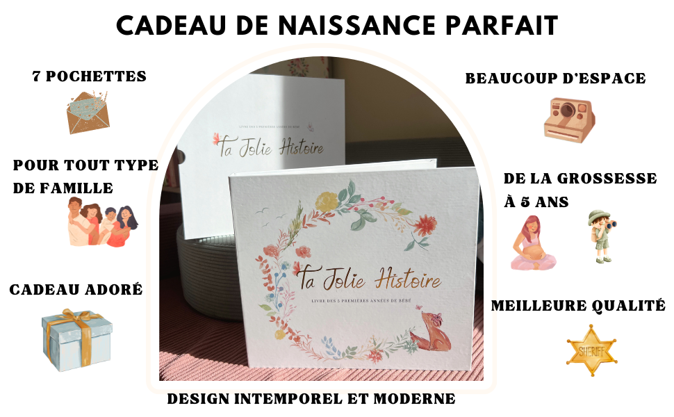 Livre de naissance bébé