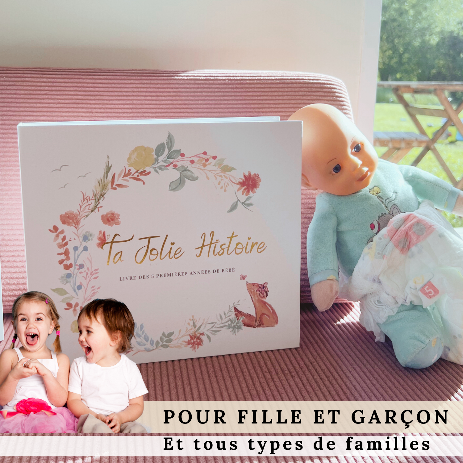 Livre de naissance bébé